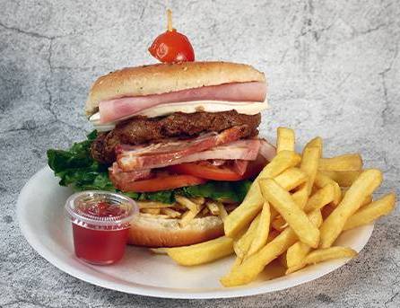 Order Hamburguesa Mixta food online from Venezuelan house store, Miami on bringmethat.com