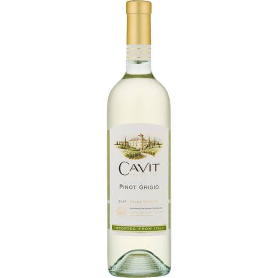 Order Cavit Pinot Grigio 750ML 12% ABV  food online from Princess Liquors store, Port Saint Lucie on bringmethat.com