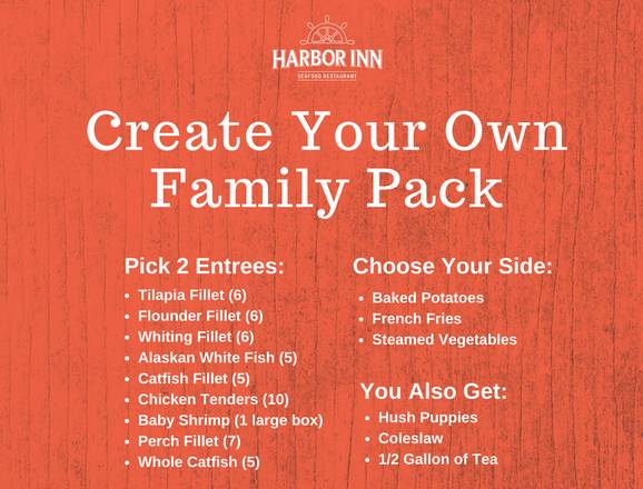 Order Family Pack food online from Harbor Inn store, Columbia on bringmethat.com