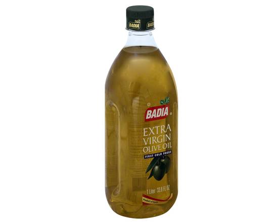 Order Badia Extra Virgin Olive Oil (33.8 oz) food online from Bay Supermarket store, Miami Beach on bringmethat.com