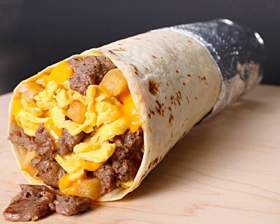 Order Steak & Eggs Breakfast Burrito food online from Muchas Gracias store, Josephine County on bringmethat.com