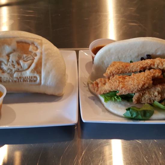 Order Chicken Bao - Grilled & Crispy food online from The Fancy Fish store, San Diego on bringmethat.com
