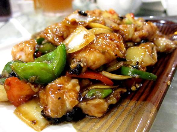 Order Fish Filet with Black Bean Sauce food online from Rising Sun Chinese store, Lake Forest on bringmethat.com