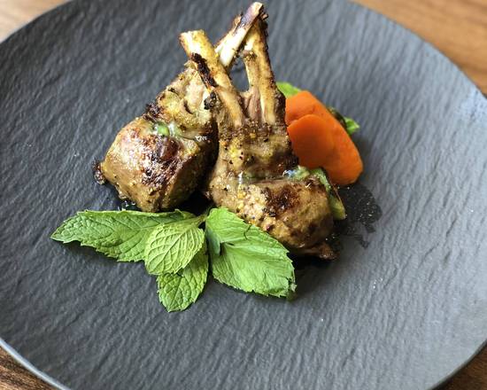 Order Lamb Chops (8 Oz) plate food online from H&H Brazilian Steakhouse store, Los Angeles on bringmethat.com