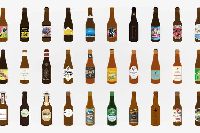 Bière (( Plaisir de vivre )) ( l'abus d'alcool est dangereux consommer avec modération )