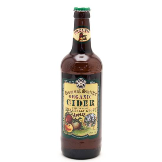 Order SAMUEL SMITH'S ORGANIC CIDER 18 OZ  food online from Rocky Liquor store, Claremont on bringmethat.com