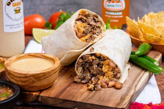 Order Regular Burrito food online from La Victoria Taqueria store, San Jose on bringmethat.com