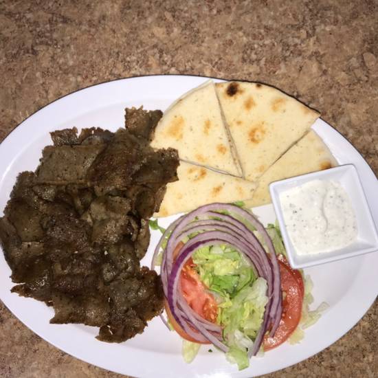 Order Gyro Dinner food online from Hd Onion Burger store, Oklahoma City on bringmethat.com