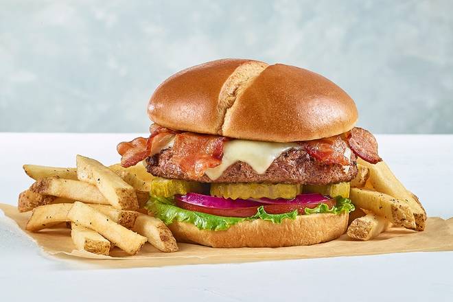 Order Bacon Cheddar Burger* food online from Ocharley store, Bristol on bringmethat.com