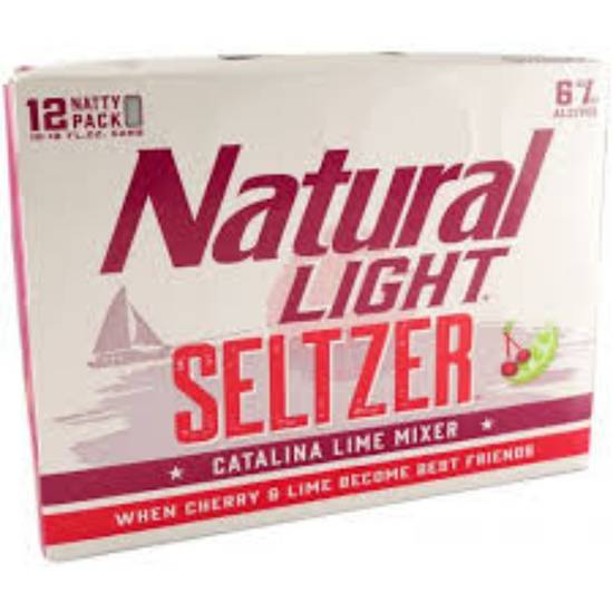 Order Natural LIGHT SELTZER CATALINA LIME MIXER 12PACK food online from The Village Store store, San Diego on bringmethat.com