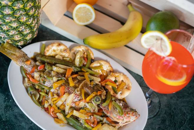 Order Steamed Snapper food online from Valencia Caribbean Restaurant store, Margate on bringmethat.com
