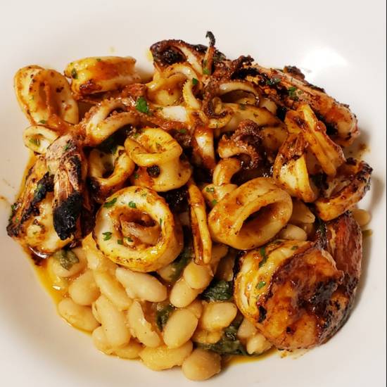 Order Char Grilled Calamari & Shrimp food online from Forma store, Santa Monica on bringmethat.com