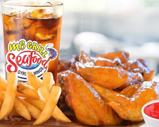 Order Wings (5 pcs) food online from Mb Grill store, Pinellas Park on bringmethat.com