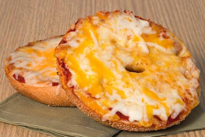 Order Cheese Pizza Bagel food online from Einstein Bros Bagels store, Palm Harbor on bringmethat.com