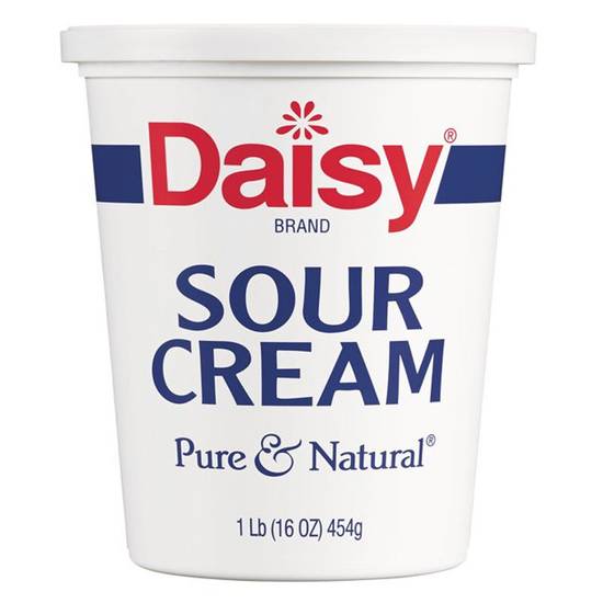 Order Daisy Pure & Natural Sour Cream 16oz food online from Everyday Needs by Gopuff store, Tampa on bringmethat.com