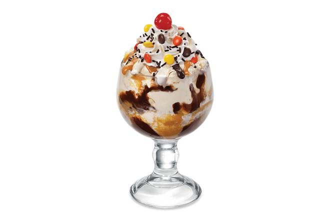 Order Reese's® Pieces® Sundae food online from Friendly's store, Pembroke on bringmethat.com