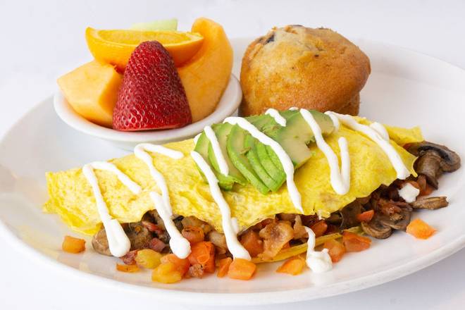 Order Create Your Own Omelet food online from The Broken Yolk Cafe  store, San Diego on bringmethat.com