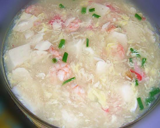 Order Seafood Tofu Soup 海鲜豆腐汤 food online from Jin Ding Restaurant store, Bryn Mawr on bringmethat.com