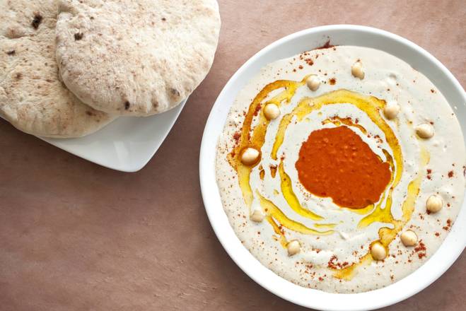 Order Hummus food online from Saba's Grill & Wok store, Houston on bringmethat.com