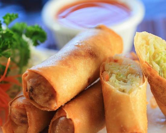 Order Egg Rolls-Veggie (4pcs) food online from Emporium Thai Cuisine store, Los Angeles on bringmethat.com