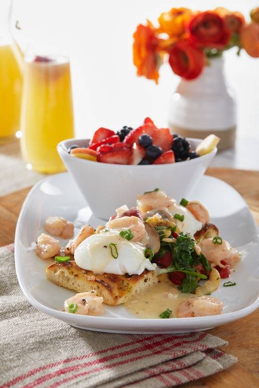 Order Skinny Shrimp Benedict food online from Another Broken Egg store, Oviedo on bringmethat.com