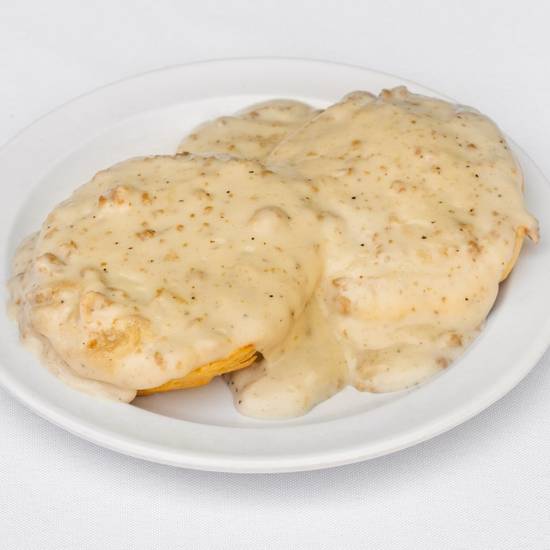 Order Biscuits & Gravy Combo food online from Vivian Millennium Cafe store, Studio City on bringmethat.com