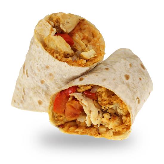 Order Chicken Fajitas Burrito food online from Viva Burrito Co. store, Lakewood on bringmethat.com
