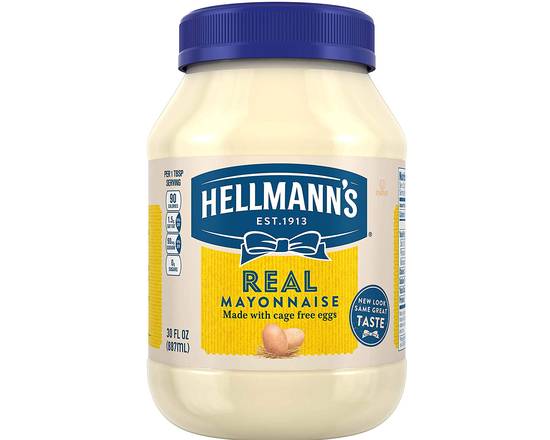 Order Hellmann's Mayonnaise (30 oz) food online from Bay Supermarket store, Miami Beach on bringmethat.com