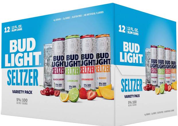 Order Bud Light Hard Seltzer, Classic Edition, 12pk-12oz Cans (5% ABV) food online from Golden Ox Liquors store, Saint Augustine on bringmethat.com