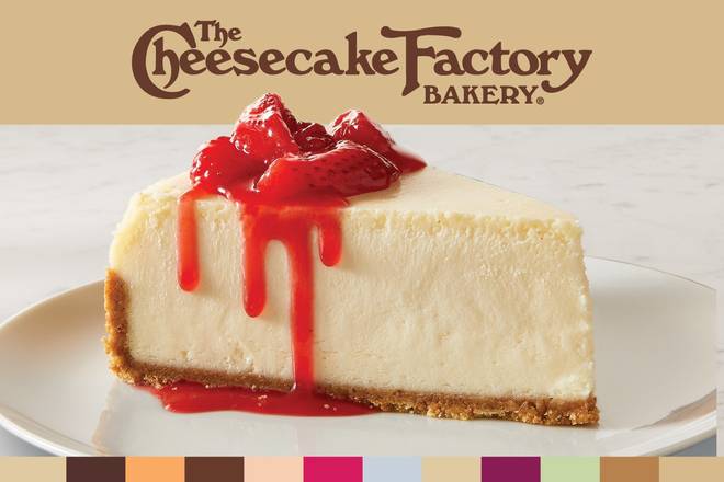 Order The Cheesecake Factory Bakery New York Style Cheesecake food online from Fazoli's store, Lexington-Fayette on bringmethat.com