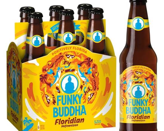 Order Funky Buddha Floridian, 6pk-12oz bottle glass beer (5.20% ABV) food online from Fresko Market store, Miami on bringmethat.com