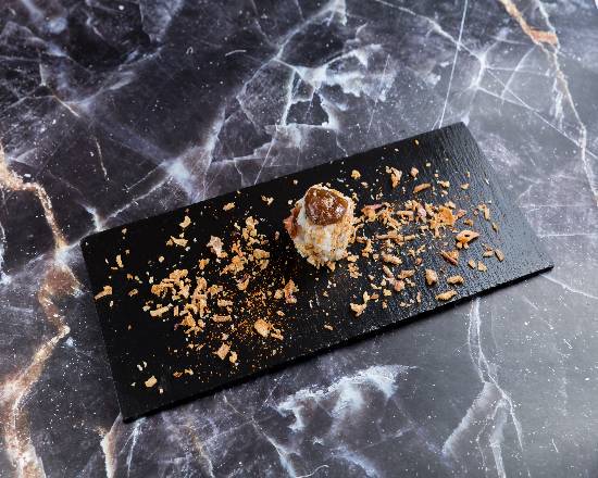 Crispy foie gras chutney oignons