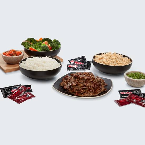 Order  Rib-Eye Steak Family Meal food online from Waba Grill store, Van Nuys on bringmethat.com