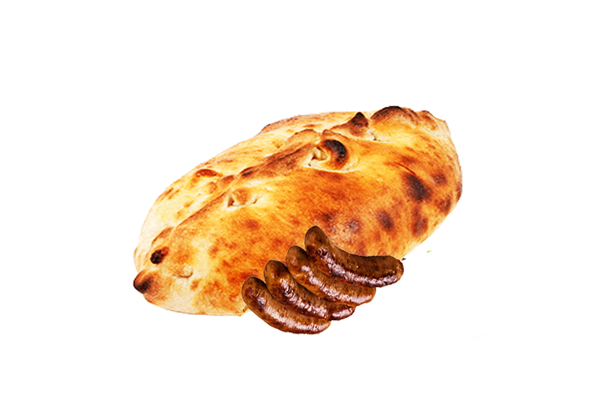 Demi baguette au four Merguez