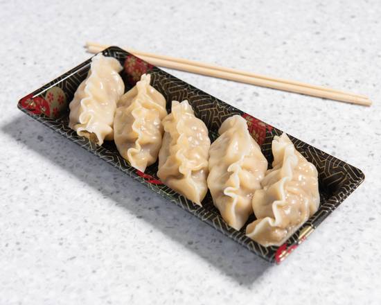 Order Stemed Dumpling (5 pcs) food online from Sushi And Udon store, Limerick on bringmethat.com