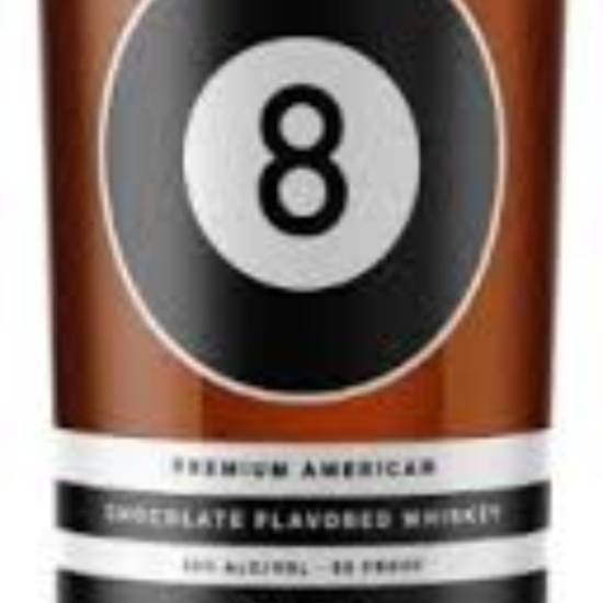 Order 8 Ball - Premium American Chocolate Flavored Whiskey 750ML food online from The Village Store store, San Diego on bringmethat.com