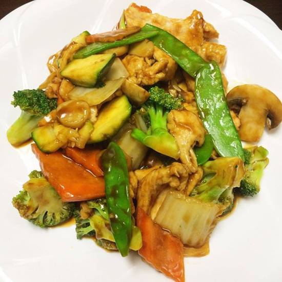 Order C20. Chicken with Mixed Vegetables food online from Excel Chinese Restaurant store, South Chesterfield on bringmethat.com