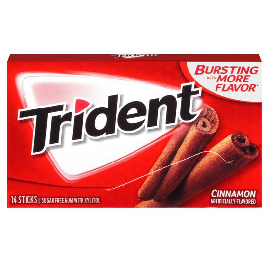 Order Trident Cinnamon Sugar Free Gum, 14 CT food online from Cvs store, DOVER on bringmethat.com