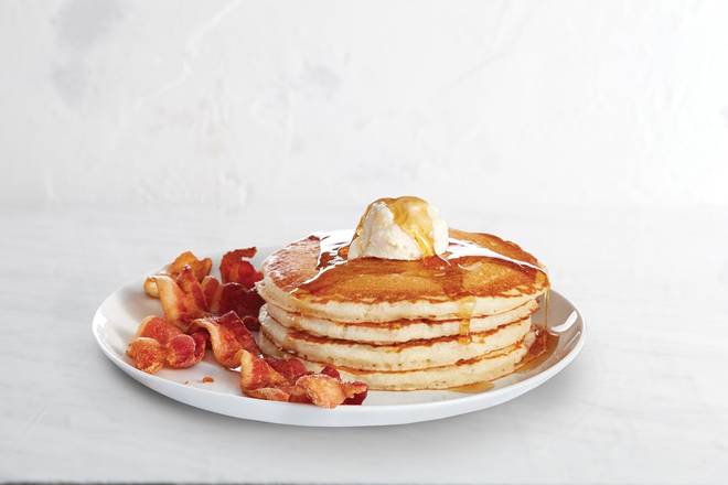 Order Buttermilk Pancakes food online from Corner Bakery store, McAllen on bringmethat.com