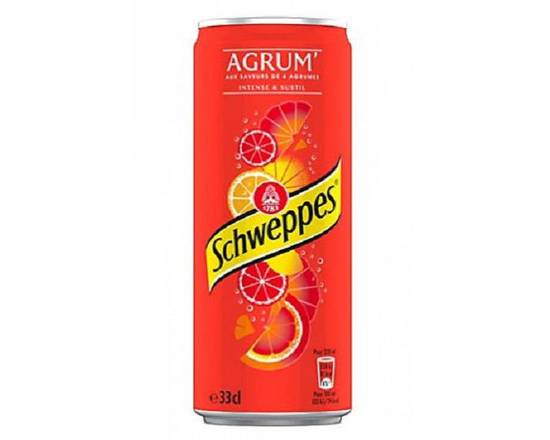 Canette Schweppes agrum