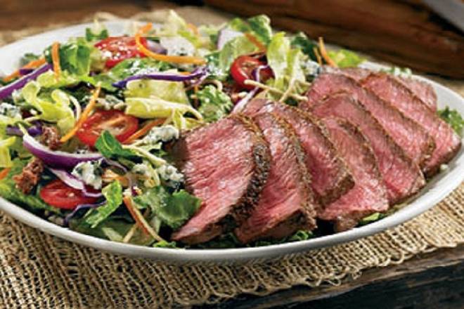 Order Steakhouse Salad* food online from Aussie Grill store, San Diego on bringmethat.com