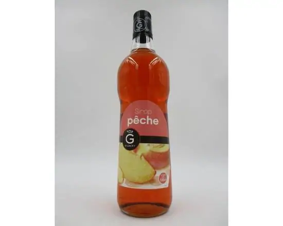 sirop pèche Gilbert