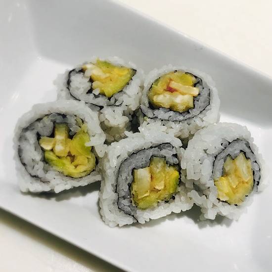 Order Vegetable Tempura Cut Roll food online from K-ZO Restaurant store, Culver City on bringmethat.com