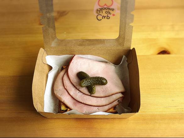 Order Ham & Cheese Toast food online from Cup Of Blooms store, San Mateo on bringmethat.com
