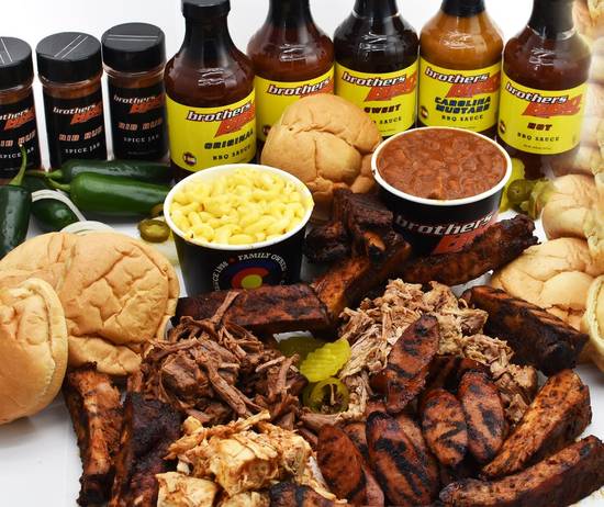 Order Party Plate food online from Brothers BBQ store, Denver on bringmethat.com