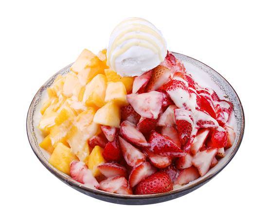 Order Mangoberry Shaved Ice food online from Meet Fresh store, San Mateo on bringmethat.com