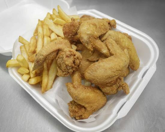 Order Wings & Fries food online from J Lemon Pepper Fish & Chicken store, Jacksonville on bringmethat.com
