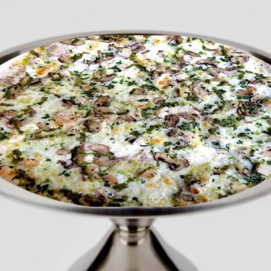 Order Grilled Chicken Pizza food online from Nypd store, Ann Arbor on bringmethat.com