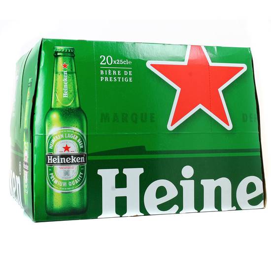 Bière 5° 20x25 cl Heineken