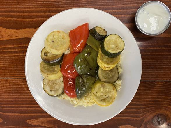Order Grilled Veggies Bowl food online from Koko's Mediterranean Grille store, Chicago on bringmethat.com